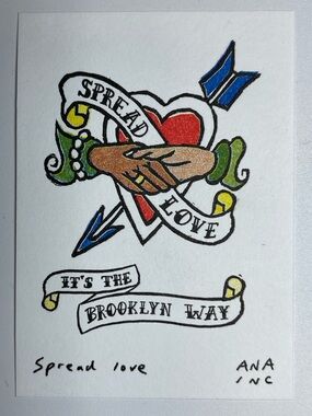 Anastasia Inciardi “Spread Love” Mini Print